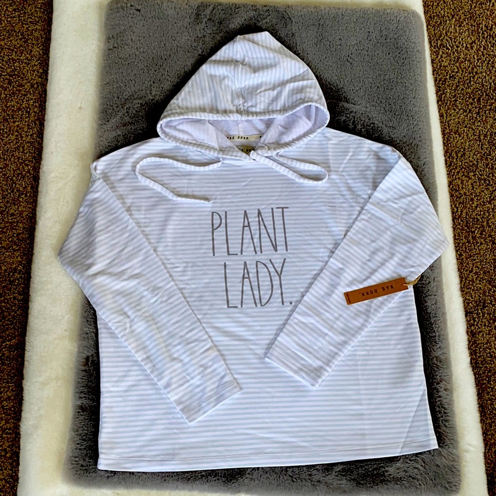 NWT Rae Dunn Plant Lady hooded sweatshirt